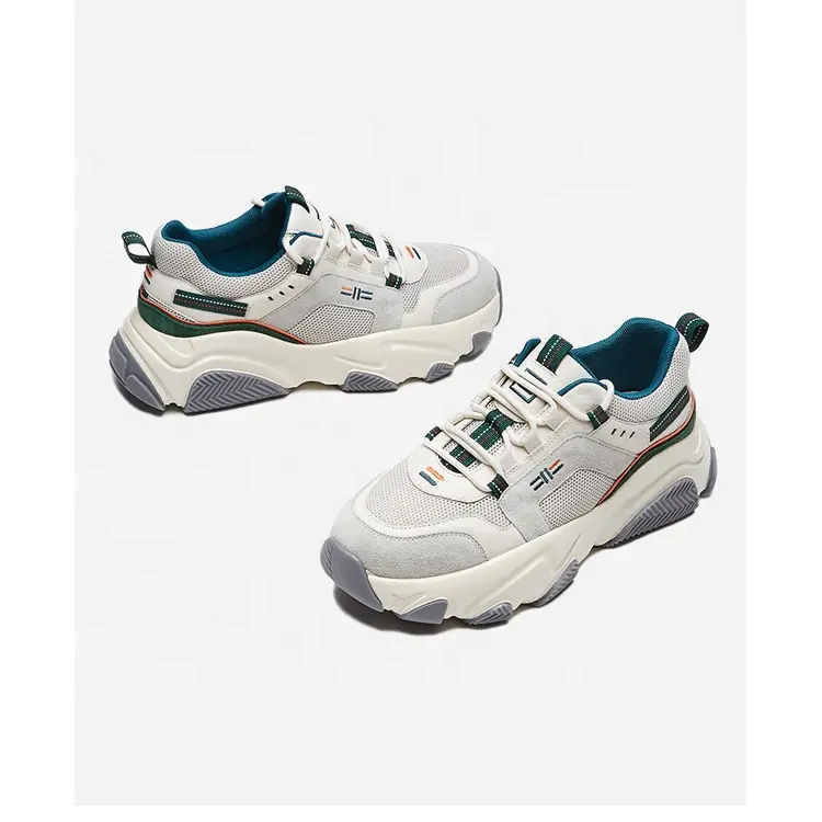 China Men Fashion Lace-up Mesh Breathable Sneakers Sport Shoes