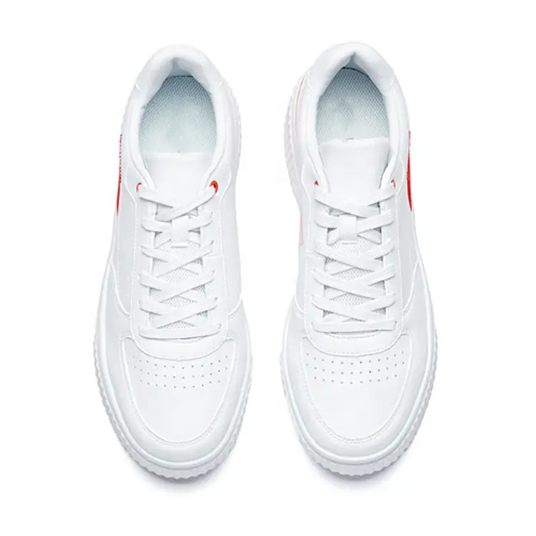 China Hot Selling Sport Sneakers Fashion Lace-Up White Skateboard Sneaker Women Men Casual Shoes